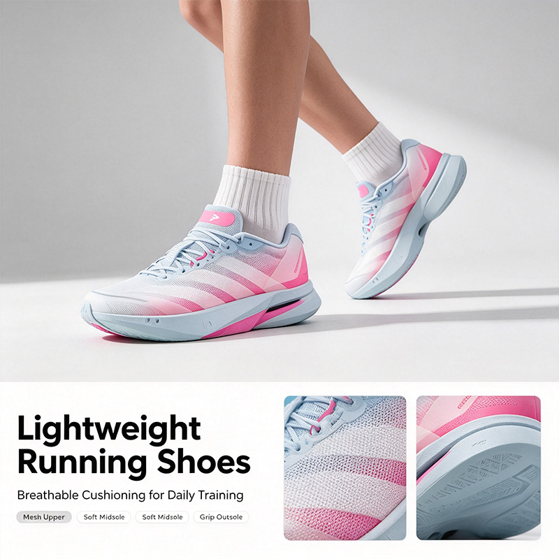 Women'S Shoes Pink Adidas - Adidas Roze Wit Blauw Hardloopschoenen Dames