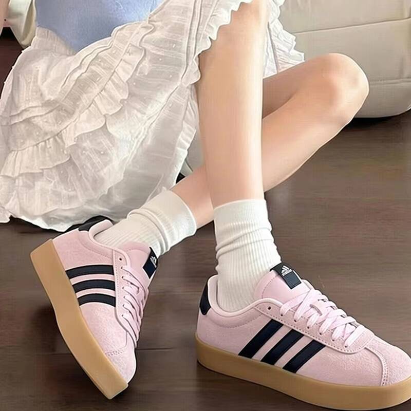 Women'S Shoes Pink Adidas - Dames lage Adidas Top Skateboarding Sneakers