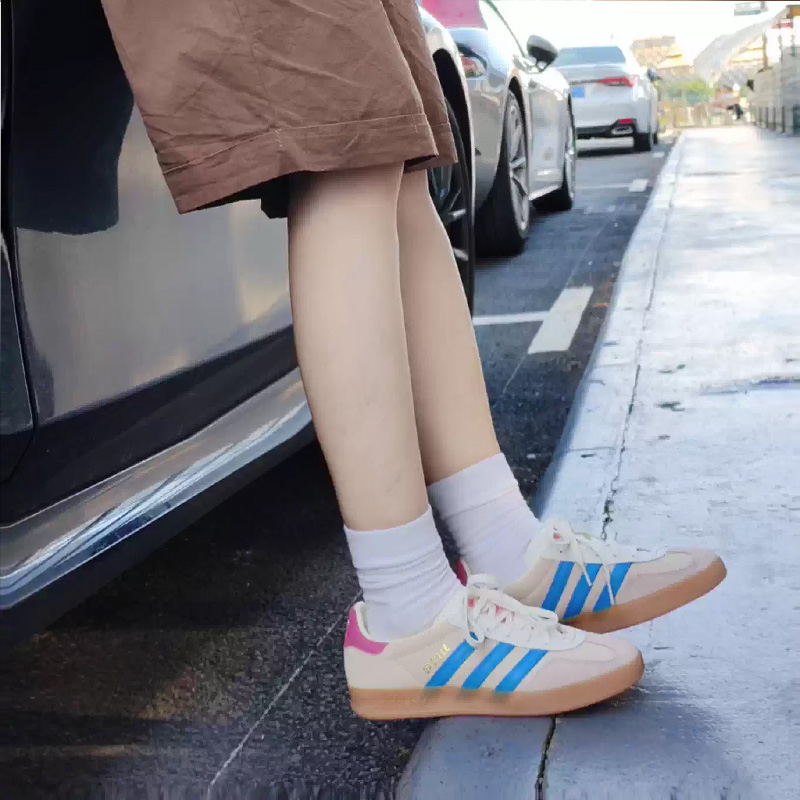 Women'S Shoes Pink Adidas - Adidas JQ0010 Vintage Dames Casual Trainers