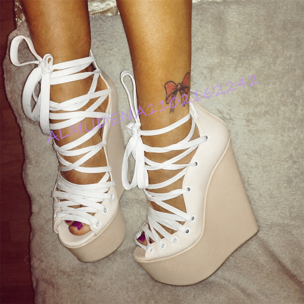 Dames Roze Platform Wedge Sand - Women Shoes Us To Eu recensie en prijs