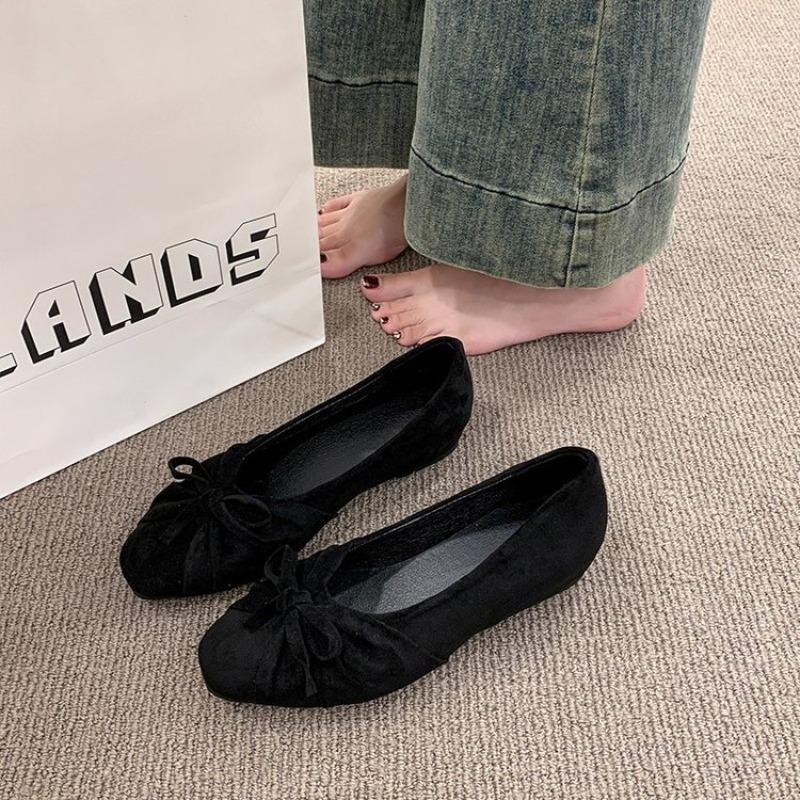 Dames Suède Ballerina's met Vi - Pointed Toe Flat recensie en prijs