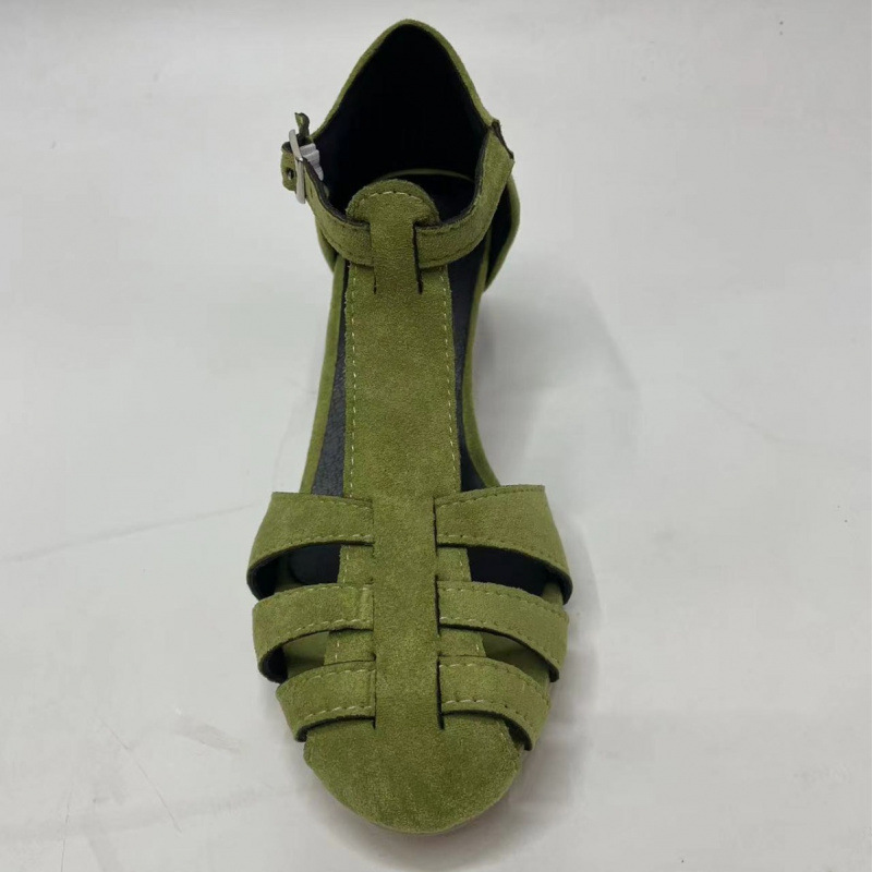 Dames Groene Suède Kitten Heel - Women Shoes Us To Eu recensie en prijs