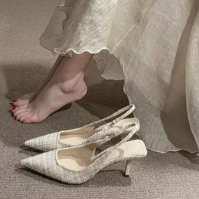 Modemerk ontwierp gebreide pla - Pointed Toe Flat recensie en prijs
