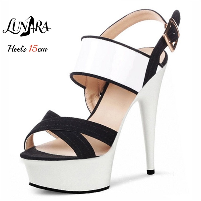 15 cm/6 inch transparante plat - Clear Strap Heel recensie en prijs